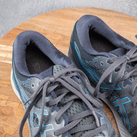 ASICS GEL Nimbus 23 Running Shoes Black Blue Athletic Sneakers Men's 10.5 Wide - Picture 6 of 9